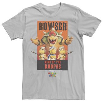 Men's The Super Mario Bros. Movie Bowser's Koopas Ready To Fight Graphic Tee