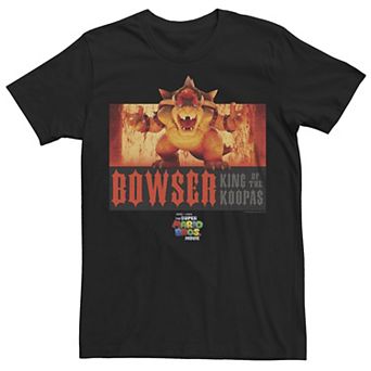 Men's The Super Mario Bros. Movie Bowser Koopa King Graphic Tee