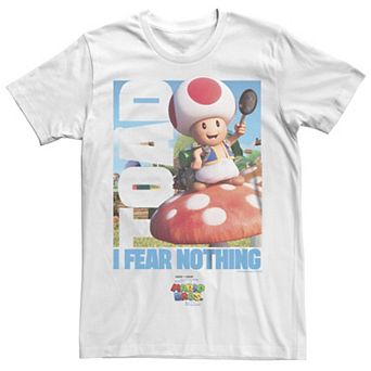 Men's The Super Mario Bros. Movie Toad the Fearless Mushroom Graphic Tee