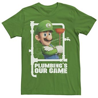 Men's The Super Mario Bros. Movie Plumber Luigi Graphic Tee