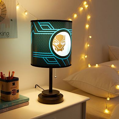Marvel Black Panther Face Logo Table Lamp