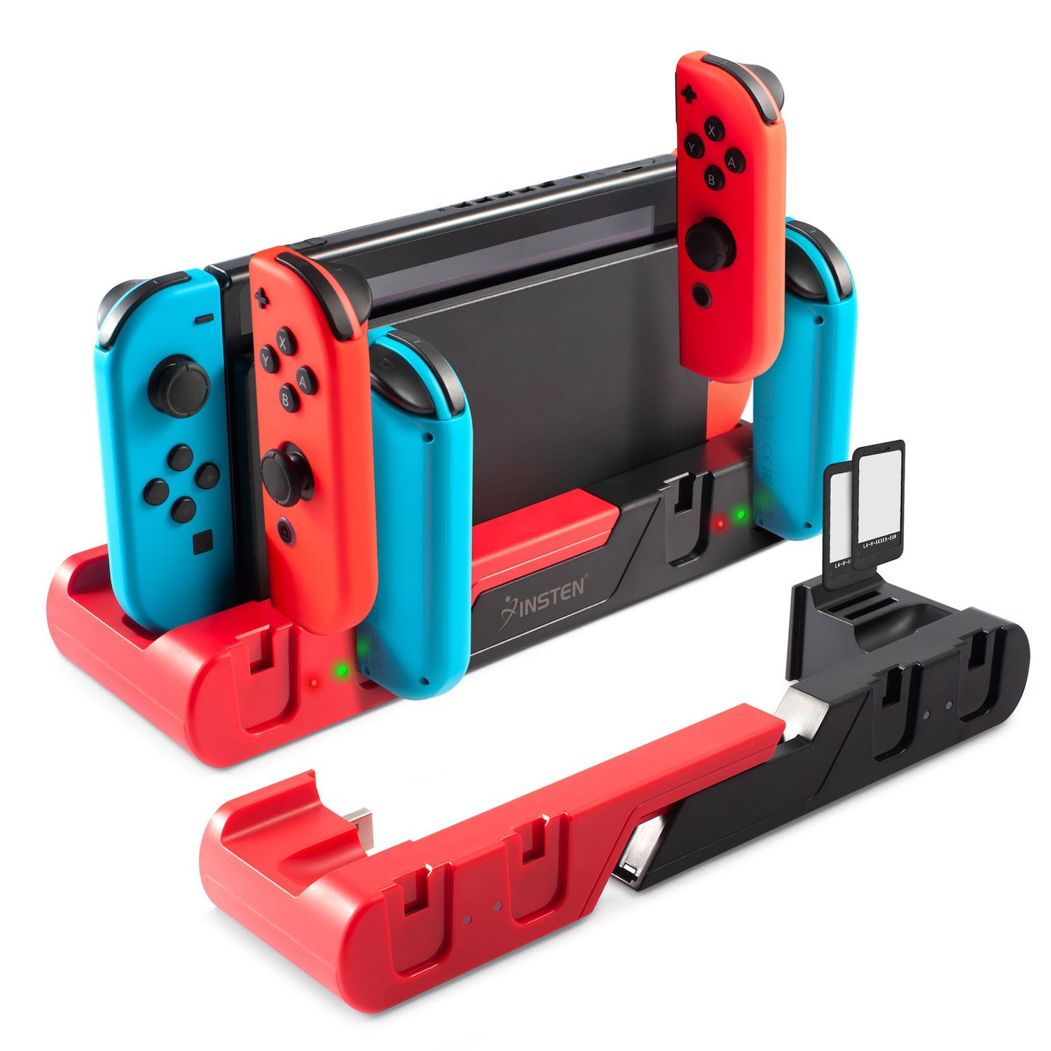 Game Storage Tower Controller Charger Station Dock Organizer for Nintendo  Switch