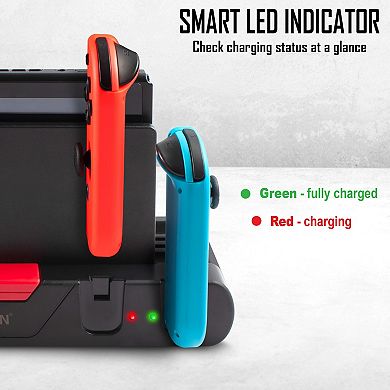 For Nintendo Switch & Oled Model Joycon Controller Charging Station Docking Base