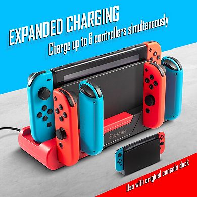 For Nintendo Switch & Oled Model Joycon Controller Charging Station Docking Base
