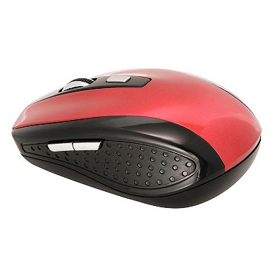 Wireless Mouse 2.4g Cordless Optical Adjustable Dpi For Laptop Computer, Red