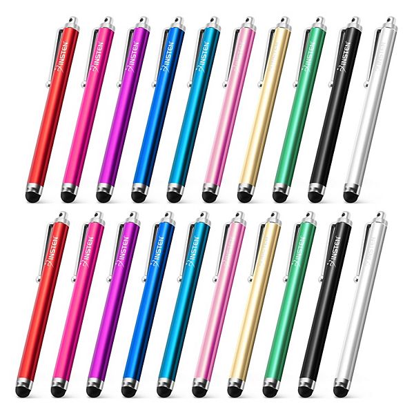 20 Pack Universal Capacitive Stylus Pen For All Touch Screens, 10