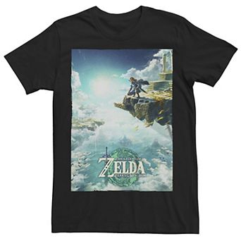 Men's The Legend of Zelda: Tears of the Kingdom Video Game Cover Graphic Tee