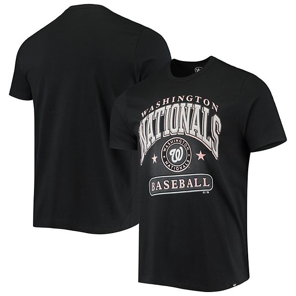 売れ筋商品|||４７ブランド Tシャツ トップス レディース Men's '47 Black Washington Nationals City Connect Elements Franklin T-shirt Black Men's '47 Black Washington Nationals City Connect Elements