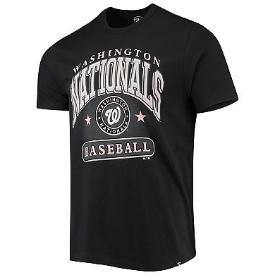 Men's '47 Black Washington Nationals City Connect Elements Franklin T-Shirt