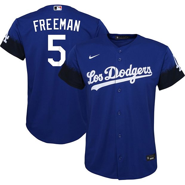 Youth Nike Freddie Freeman Royal Los Angeles Dodgers City Connect Replica  Player Jersey