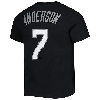 Preschool Nike Tim Anderson Black Chicago White Sox City Connect Name & Number T-Shirt