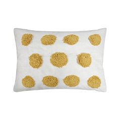 Harper Lane Malee Marble Throw Pillow, Yellow, 18x18