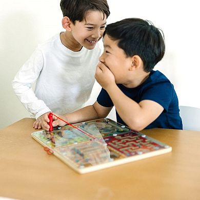 Melissa & Doug PAW Patrol Wooden 4-in-1 Magnetic Wand Maze Board