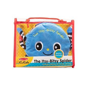 Melissa & Doug K's Kids Itsy-Bitsy Spider 8-Page Soft Activity Book for Babies and Toddlers
