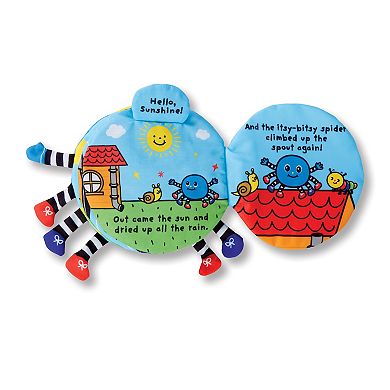 Melissa & Doug K's Kids Itsy-Bitsy Spider 8-Page Soft Activity Book for Babies and Toddlers