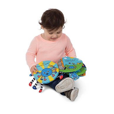 Melissa & Doug K's Kids Itsy-Bitsy Spider 8-Page Soft Activity Book for Babies and Toddlers