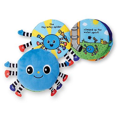 Melissa & Doug K's Kids Itsy-Bitsy Spider 8-Page Soft Activity Book for Babies and Toddlers