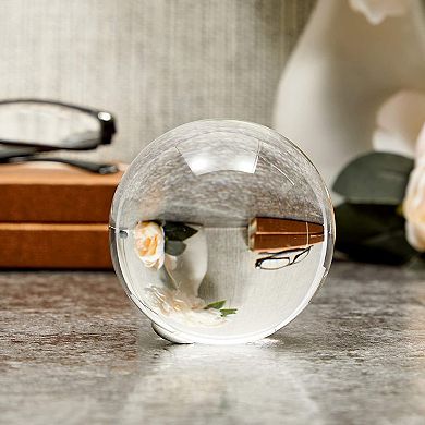 Okuna Outpost Clear Acrylic Juggling Balls and Velvet Bag for Beginners (2 Pack)