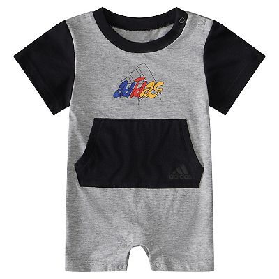 Baby Boy adidas Colorblock Retro Logo Short Sleeve Graphic