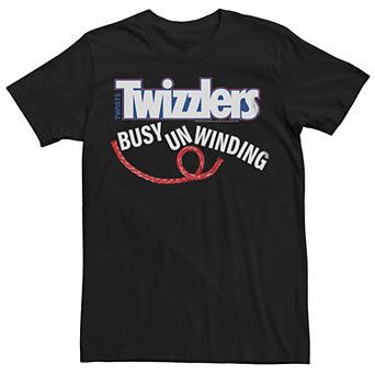 Men's Twizzlers Busy Unwinding Licorice Graphic Tee