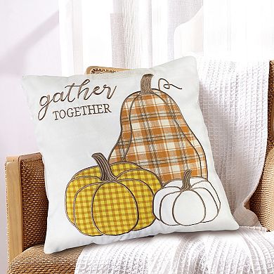 Harper Lane Gather Together Pumpkin Pillow