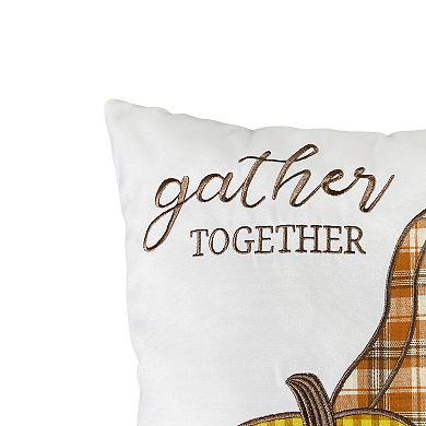 Harper Lane Gather Together Pumpkin Pillow