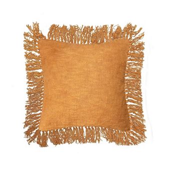 Harper Lane Genova Cotton Fringe Throw Pillow