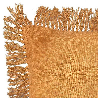 Harper Lane Genova Cotton Fringe Throw Pillow