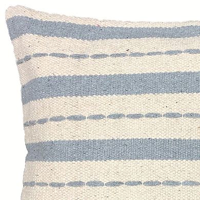 Harper Lane Venezia Cotton Striped Throw Pillow