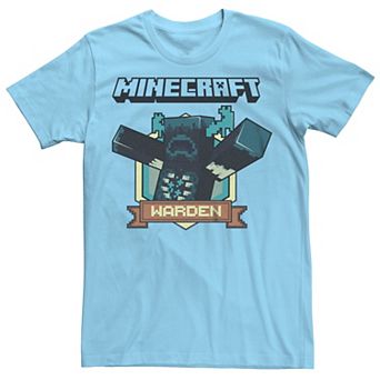Men's Minecraft Warden Badge Graphic Tee