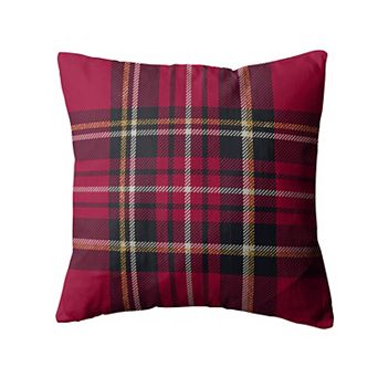 Harper Lane Cabin Red Plaid Throw Pillow