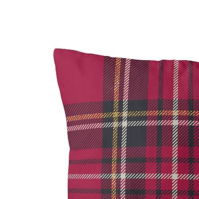 Harper Lane Cabin Red Plaid Throw Pillow