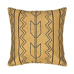 Harper Lane Malee Marble Throw Pillow, Yellow, 18x18