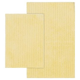 Garland Rug Reflections 2 pc Rubber Ducky Yellow Bath Set