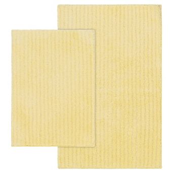 Garland Rug Reflections 2 pc Rubber Ducky Yellow Bath Set
