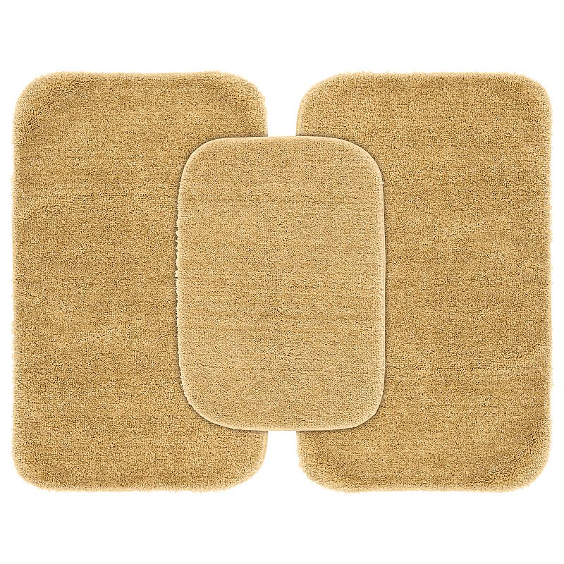 Piccocasa Chenille Bathroom Rug Non-Slip Mat Soft Absorbent Bone 20x32