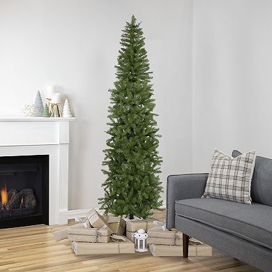 Northlight 7.5 ft. Silver Lake Fir Pencil Artificial Christmas Tree Unlit