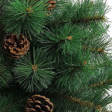Northlight 18-in. Medium Royal Oregon Pine Burlap Base Artificial Christmas Tree - Unlit