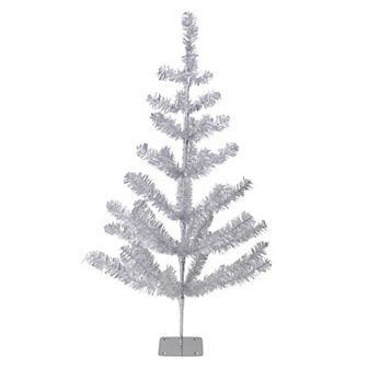 Northlight 3 ft. Medium Silver Tinsel Twig Artificial Christmas Tree - Unlit