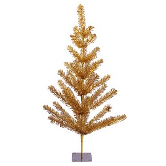 Northlight 3-ft. Medium Gold Tinsel Pine Artificial Christmas Tree