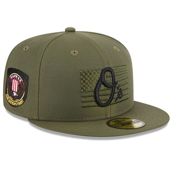 Men's New Era Green Baltimore Orioles 2023 Armed Forces Day On