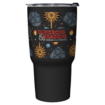 Dungeons & Dragons Mosaic Badges 27-oz. Stainless Steel Travel Mug