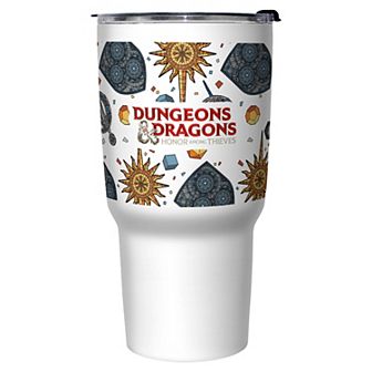Dungeons & Dragons Mosaic Badges 27-oz. Stainless Steel Travel Mug