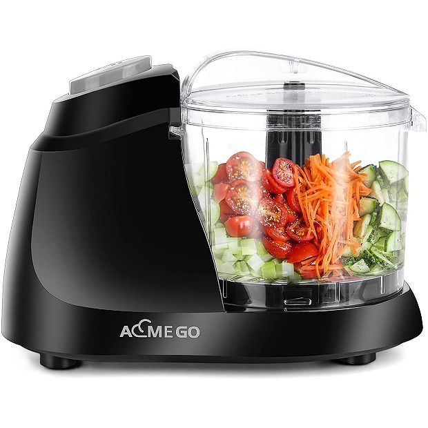Aemego Mini Food Processor 1.5 Cup Meat & Vegetable Electric Food Chopper  Detachable Small Food Grinder