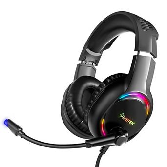 Gaming Headset With Mic For Ps5 Ps4 Xbox Series X/s Switch Pc, Wired 3.5mm Rgb