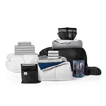The 44 pc College Dorm Essentials Set - Totally Complete Twin XL Bedding Pack
