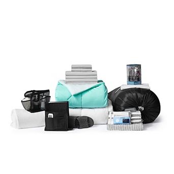 The 44 pc College Dorm Essentials Set - Totally Complete Twin XL Bedding Pack
