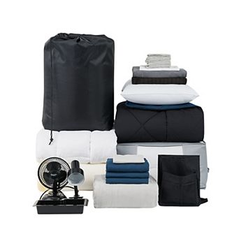 Fully-Loaded - Twin XL Dorm Bedding + Essentials Package