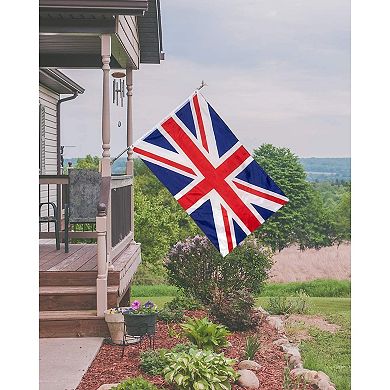 Juvale 2-Piece UK Flags - Outdoor 3x5 Feet United Kingdom Flags, British National Flag Banners, Double Stitched Polyester Flags with Brass Grommets, Decorations for Parties and Festivals, 3 x 5 Feet