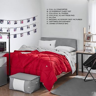 The Premium - Top 11 Full / Full XL Dorm Bedding Necessities Package